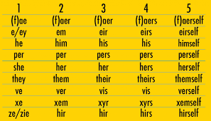 Meaning, pronunciation, picture, example sentences, grammar, usage notes, synonyms and more. Gender Pronouns Lgbt Resource Center