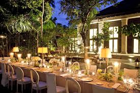 Astor Terrace Imperial Style Dinner Reception St Regis Bahia Beach Puerto Rico Weddings Wedding Puertorico Luxur Bahia Beach Resort Outdoor Destinations