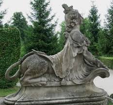 Veitshochheim Rokokogarten Sphinx Western Sculpture Sphinx Statuary