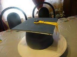Pin By Antonietta Campanaro On How To Tutorials Cap Cake Graduation Cap Cake Graduation Cap Cake Topper