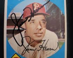 Jim Hearn Autographed Card