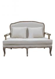 Vintage french style leather sofas. Versailles French Style Sofa 2 Seater