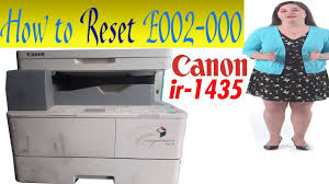 Canon printers must be cleaned and maintained, just like any other printer, to maintain optimum print quality. How To Reset E002 000 Error On Canon Ir 1435 Photocopier Machine Youtube