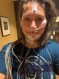 Have you ever done a sleep study? I've been wired up for almost 24 hours,  an important test for my narcolepsy journey. I did one of these in 2001 but  doctor needed