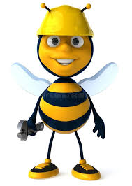 Working bee stock illustration. Illustration of flight