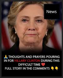 💔PRAYERS FOR HlLLARY CLlNT0N — HER ANNOUNCEMENT LEFT MANY STUNNED FULL  STORY IN THE COMMENTS 👇