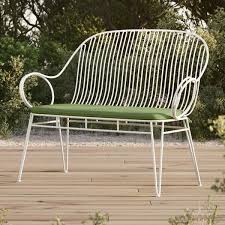 1 dining table, 2 chairs. Buy Outdoor Dining Benches Online Crate And Barrel Uae