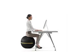 Technogym Active Sitting Exercise Ball Vs Office Chair Ergonomics Furniture Active Sitting Office Seating