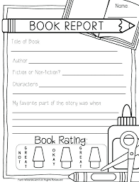 Free Book Report Templates Grade Book Report Template Free Printable Printable Book Report Worksheets Free Printa Homeschool Reading 1st Grade Books Grade Book
