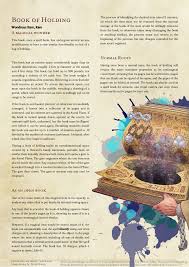 The Book Of Holding A Twist To The Familiar Bag Of Holding With Even More Features Unearthedarcana