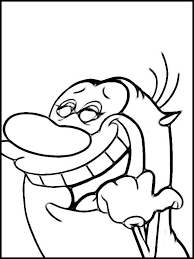 < back to colouring pages index. Printable Coloring Book Ren And Stimpy 7