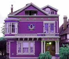 Dindingnya sudah full warna ungu, dipadu dengan lantai yang. Ide Desain Rumah Sederhana Minimalis Warna Ungu Rumah Minimalis