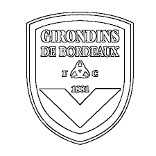 The new logo only comes with the text bordeaux girondins and the creation date of the club, 1881. Coloriage Girondins De Bordeaux En Ligne Gratuit A Imprimer