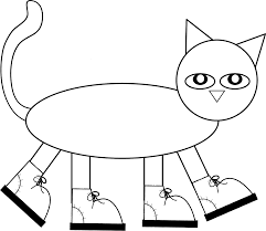 Sneaker Pete The Cat I Love My White Shoes Printables Kelly And Kim S Kindergarten Kreations Cooking Up A Great Year Pete The Cat Cat Coloring Page Pete The Cats