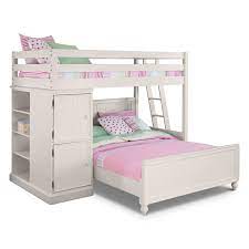 While the spacious bottom area could be just a playhouse, it can also accommodate a bed and be a functional bunkbed environment for two children. Loft Bed With Bed On Bottom Cheaper Than Retail Price Buy Clothing Accessories And Lifestyle Products For Women Men