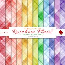 Find & download the most popular commercial vectors on freepik free for commercial use high quality images made for creative projects Colorful Plaids Rainbow Paper Instant Download 12 By 12 Paper Scrapbook Paper Free Commercial Use Clip Art Art Collectibles
