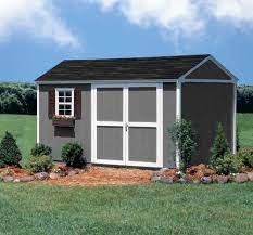 Heavy winds and massive loads are no match for our prefab metal storage. Amhurst 10 X 12 With Floor At Menards Outdoor Sheds Sheds Ideas Backyard Shed