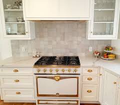 That amazing wall of windows filled with greenery. Virtual Kitchen Design Benjamin Moore Simply White Zellige Tile La Cornue Williams Sonoma Laurel Home