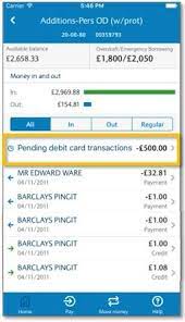 Our only focus is on providing you with great service and helping you meet your financial needs. Pending Debit Card Transactions Now Visible In Barclays Online And Mobile Banking