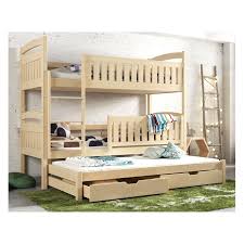 Quella a 3 piazze sovrapposte in altrettanti livelli e. Letto A Castello Estraibile 3 Posti Beatriz 180x80 Cm