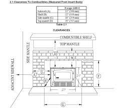Either way, you need to make sure you choose your log burner surround with both style and safety in mind. Wood Fireplace Insert And Required Clearances Hearth Com Forums Home