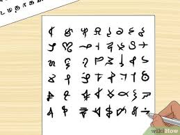 Here's what happened to those six lost letters. How To Create A Fictional Alphabet 6 Steps With Pictures