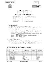 Soal desain busana kelas xi. 4463 P1 Spk Busana Butik