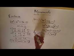 The fundamental theorem of algebra guarantees that if a 0. Shortcut Tricks Factorization Of Polynomials Tricks On Polynomials Factorising Cubic Equation Youtube In 2021 Polynomials Factor Theorem Equation