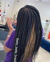 B E T T Y Bella B R A I D S On Instagram Waist Length Box Braids For Booking And Quest Box Braids Hairstyles Braided Hairstyles Box Braids Styling