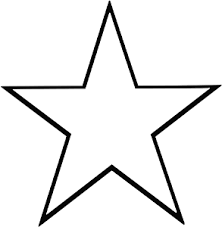Star 5 Point Outline Star Template Printable Star Template Printable Star