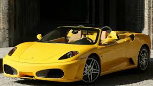 Download Wallpaper 1920x1080 Ferrari F430 Spider Yellow Convertible Side View Full Hd Hdtv Fhd 1080p Hd Background