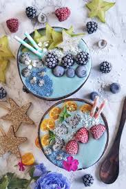Blue Smoothie Bowls Fruit Fairy Recipe Smoothie Bowl Recipe Smoothie Bowl Blue Smoothie