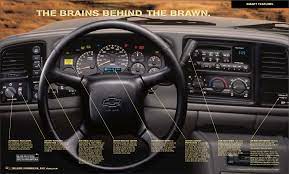 1999 2002 Silverado Dash From 2002 Silverado Brochure Chevy Trucks Silverado Chevy Trucks Chevy