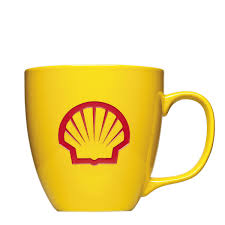 Collection of pearl shell logo or icon design. Shell Tasse Mit Farbigem Logo Graviert Und Hydro Glasur