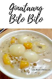 Ginataang Bilo Bilo Filipino Food Dessert Recipes Khmer Food