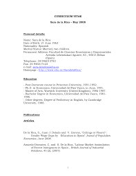 Curriculum vitae marriage are providing; Http Www Cream Migration Org Cvs Cv Delarica Pdf