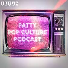 Purple aesthetic tv canvas print. Patty Pop Culture Podcast Bleav
