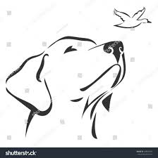 Labrador Headlabrador Head 3 Hunde Silhouette Hund Tattoo Labrador