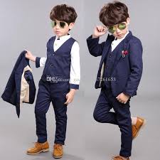Get A Suit Of New England Classic Style Boy 39 S Formal Wear 95 Cotton Three X2f Four Piece Turn Down Boys Wedding Suits Little Boys Suits Boys Formal Wear