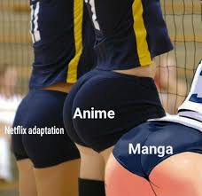 Manga / Anime / Netflix Adaptation | Volleyball Booty | Know Your Meme