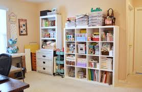 Better yet, these ideas are all about organizing a craft closet on a budget! Cute Functional Craft Room On A Budget The Happy Scraps