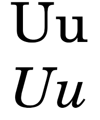 Along with other pure styling elements, the original html underline (<u>) element was deprecated in html be careful to avoid using the <u> element with its default styling (of underlined text) in such. File Latin U Svg Wikimedia Commons
