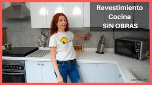 ¿es posible reformar una cocina sin obras? Renovar La Pared De La Cocina Sin Obras Y Sin Polvo Facil Y Rapido Youtube