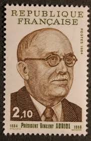 FRANCE ANNÉE 1984 Portrait Président Vincent Auriol N° 2344** réf 15850 EUR  0,75