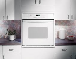 It is designed to fit within specific cabinet dimensions. Whirlpool Rbs245pdq 24 Inch Single Electric Wall Oven With Flush To Cabinet Design Control Lockout White On White