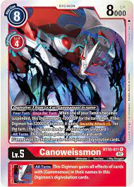 Canoweissmon - Xros Encounter - Digimon Card Game