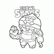Edgar jumps over any obstacle and gets a temporary speed boost. Brawl Stars Kleurplaat Printen Leuk Voor Kids