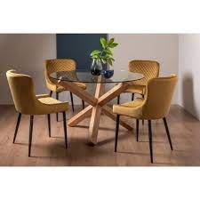 Discover all 4 seater extendable dining table on newsnow classifieds at the best prices. Goya Light Oak Cezanne Round Dining Set Home Furniture Home Origins