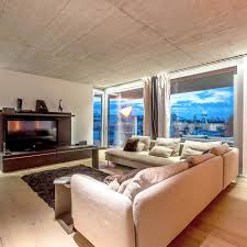 Großzügige wohnung mit verschiedenen terrassenbereichen. Wohnung Am Wasser Industrial Wohnzimmer Frankfurt Am Main Von Lichtwerte Frankfurt Gmbh Houzz
