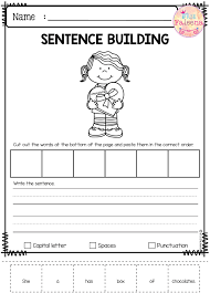 February Sentence Building Has 30 Pages Of Sentence Building Worksheets This Product Will Sentence Building Kindergarten Worksheets Kindergarten Lesson Plans